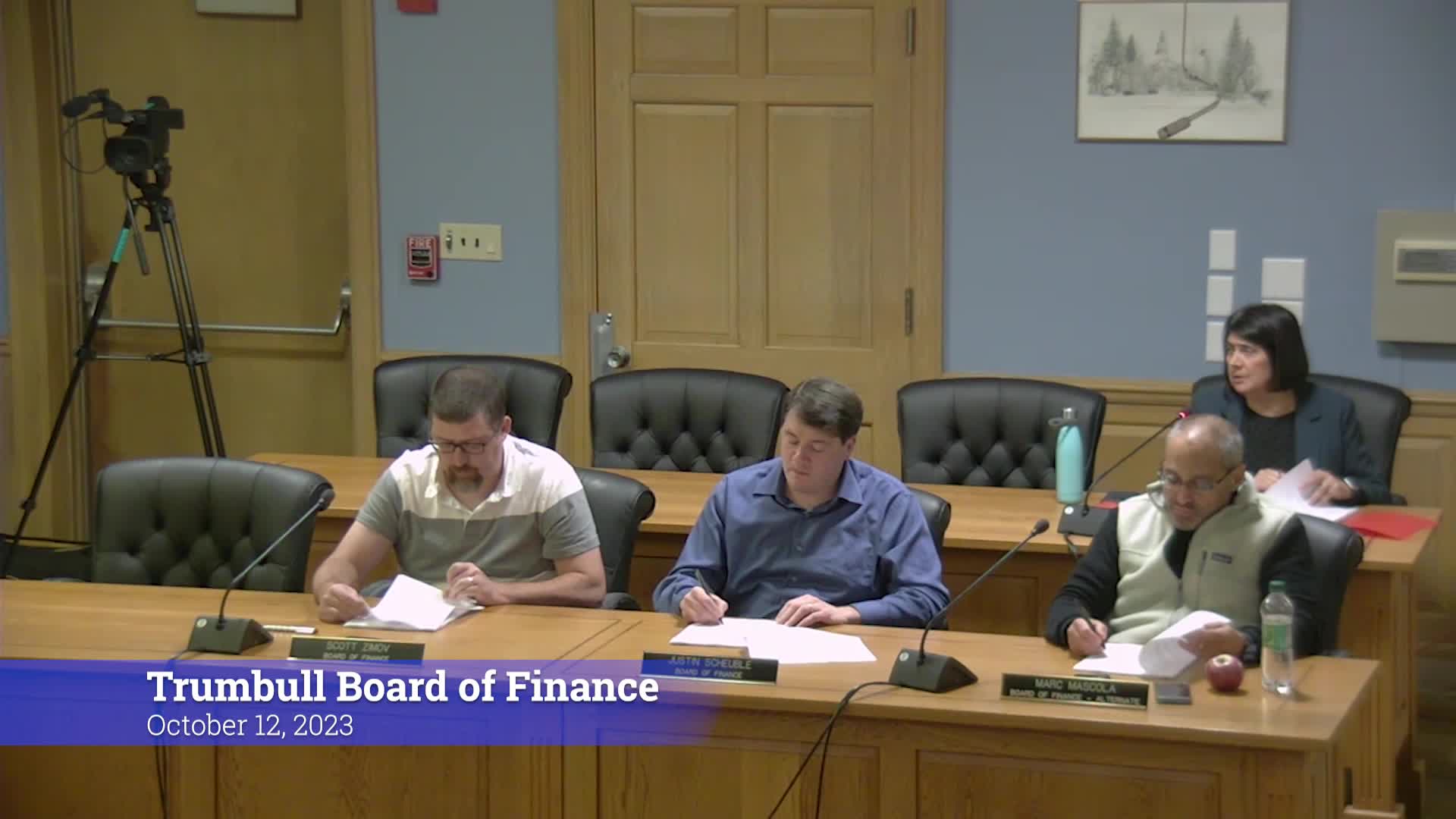 Thumbnail image for Board of Finance 10/12/23 Meeting