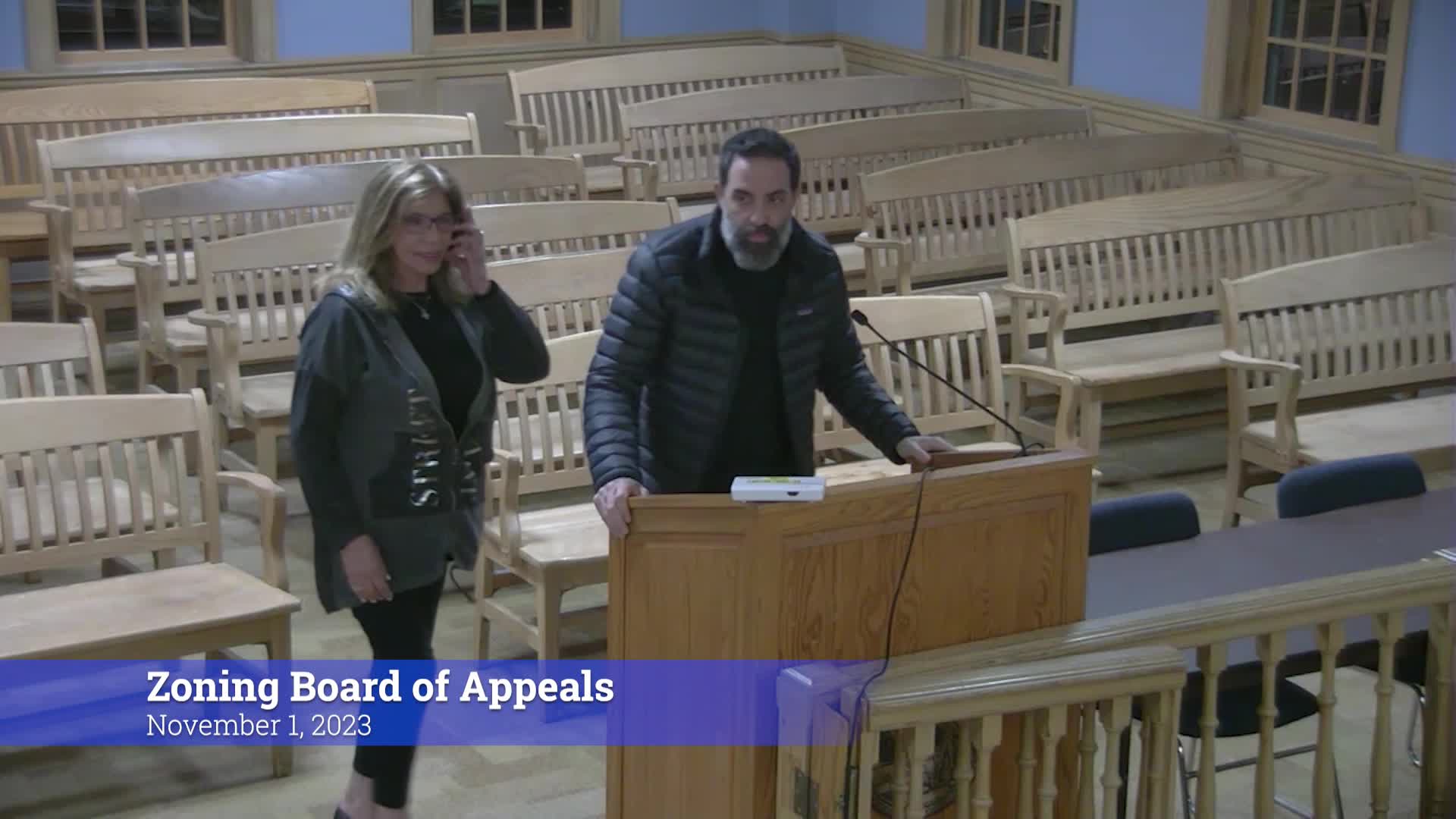 Thumbnail image for Zoning Board of Appeals 11/1/23 Meeting
