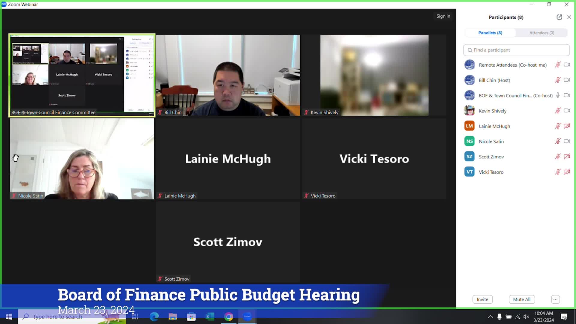 Thumbnail image for Board of Finance/Town Council Finance Committee 3/23 Budget Public Hearing