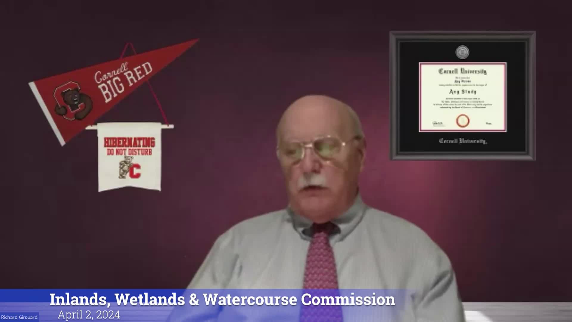 Thumbnail image for Inland Wetlands & Watercourse Commission 4/2/24 Meeting