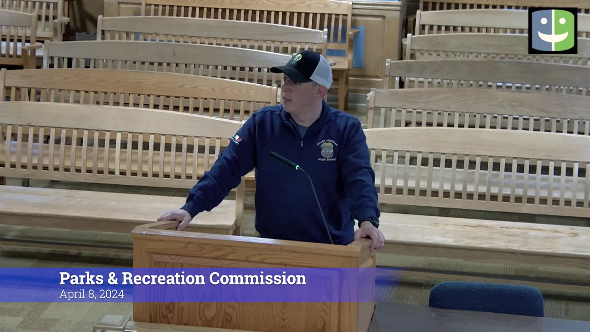 Thumbnail image for Parks & Recreation Commission 4/8/24 Meeting