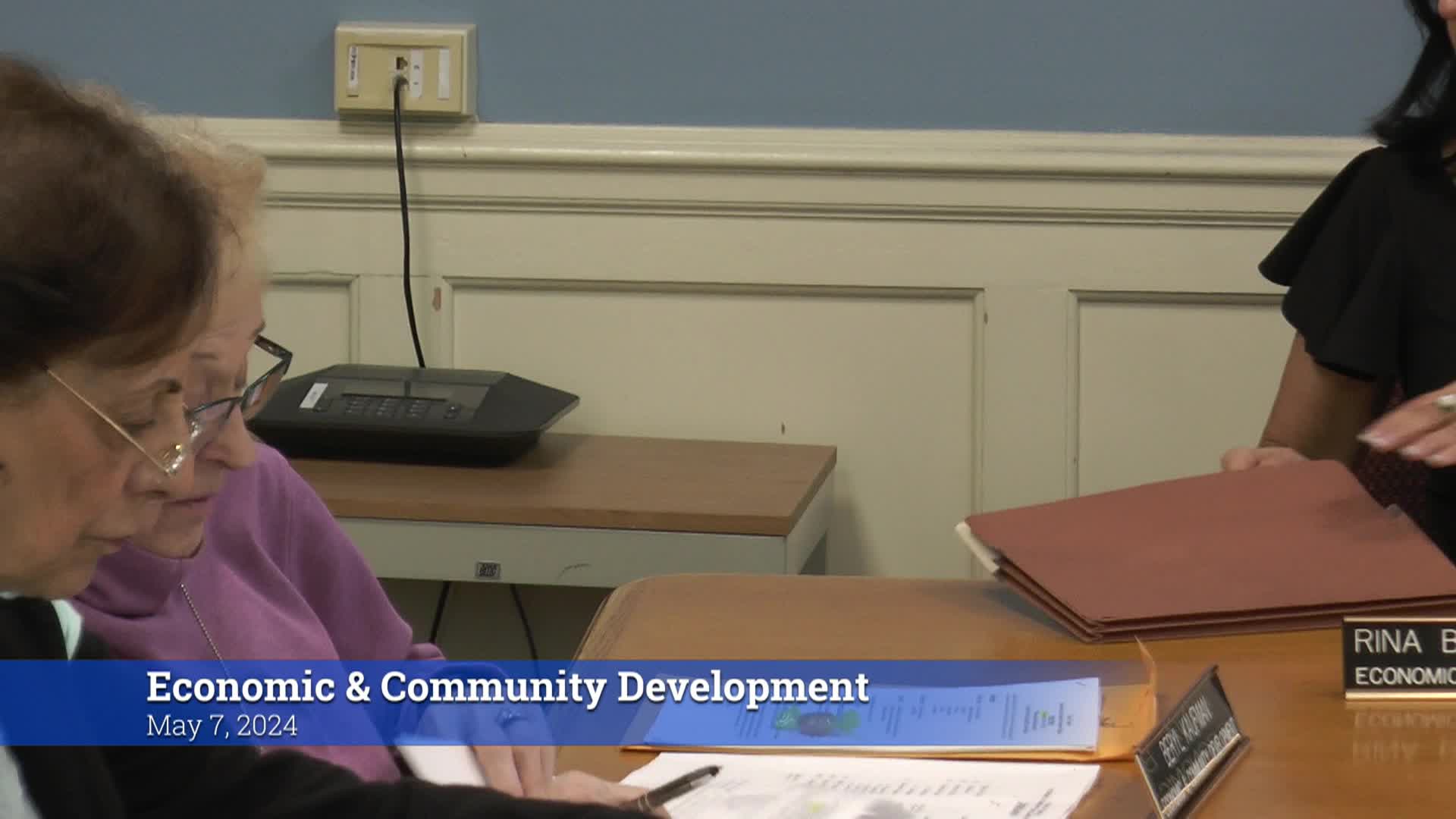 Thumbnail image for Economic & Community Development Commission 5/7/24 Meeting