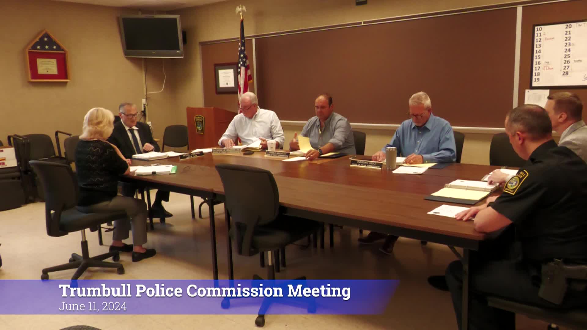 Thumbnail image for Police Commission 6/11/24 Meeting