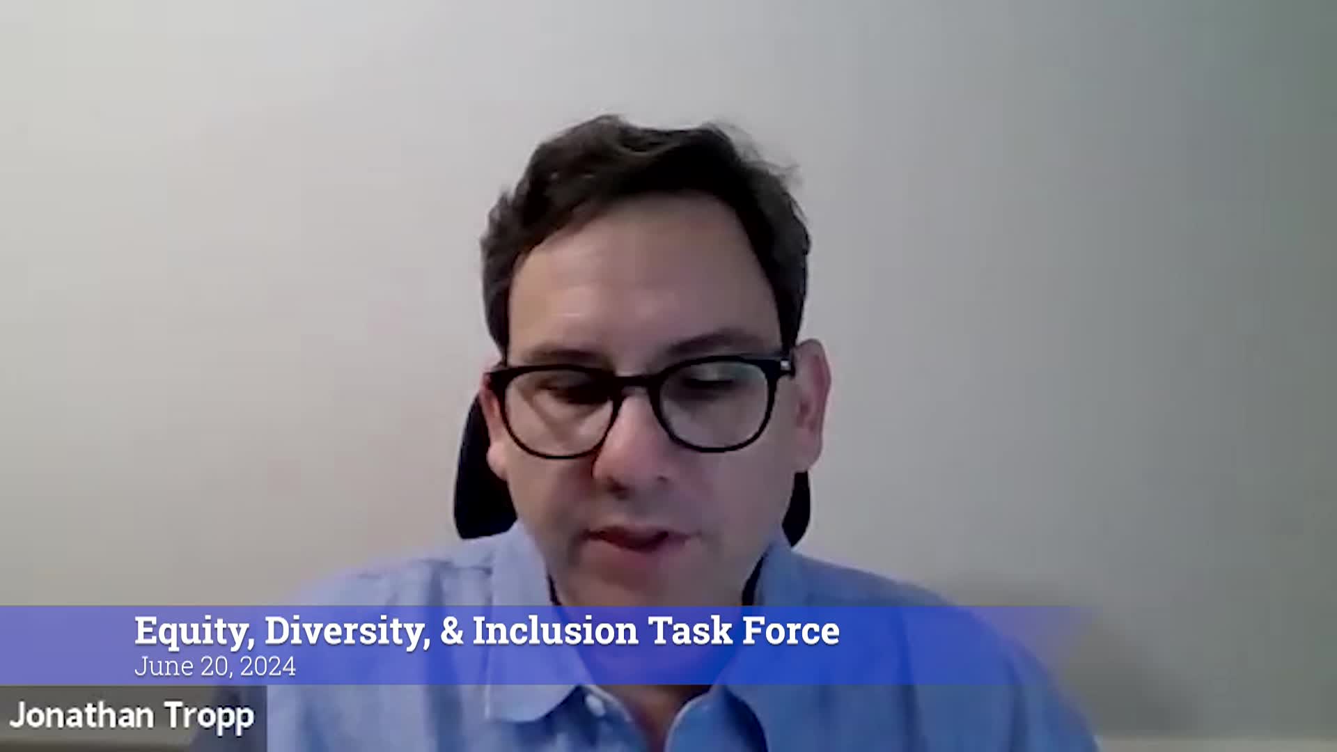 Thumbnail image for Equity Diversity & Inclusion Task Force 6/20/24