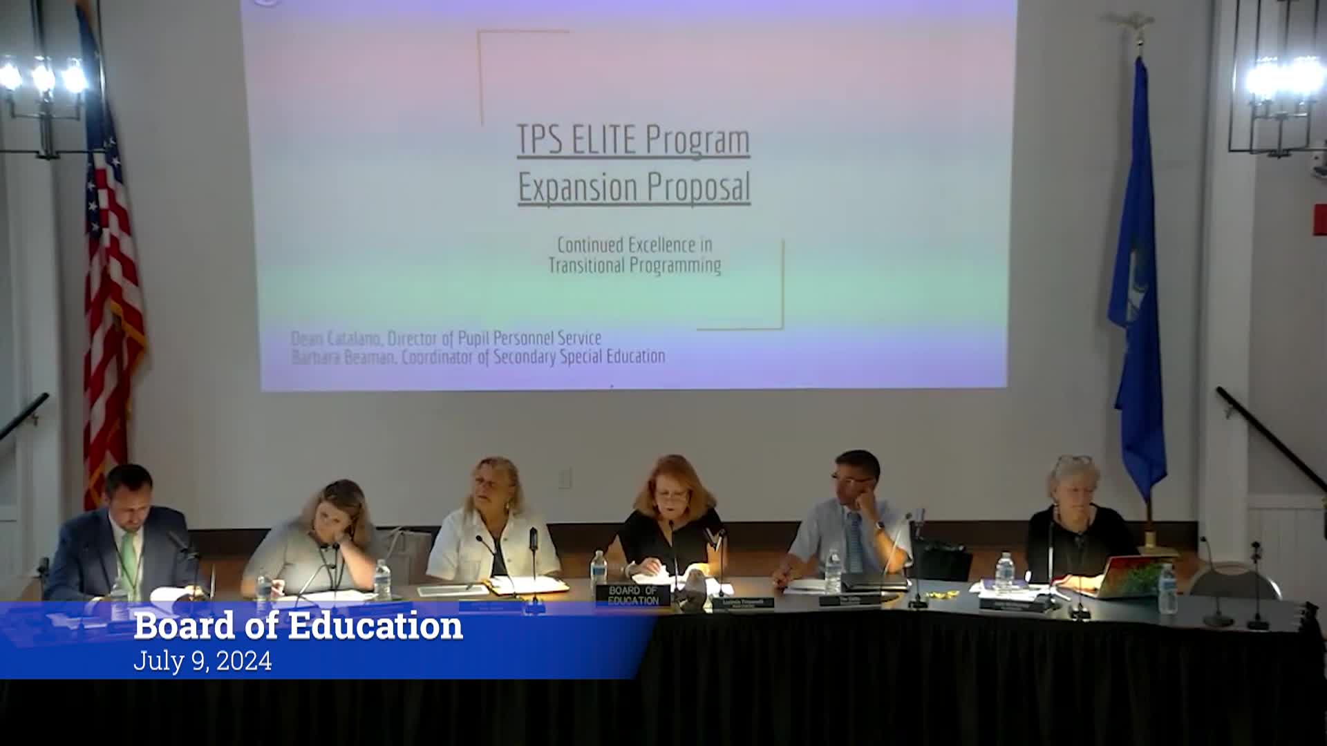 Thumbnail image for Board of Education 7/9/24 Meeting