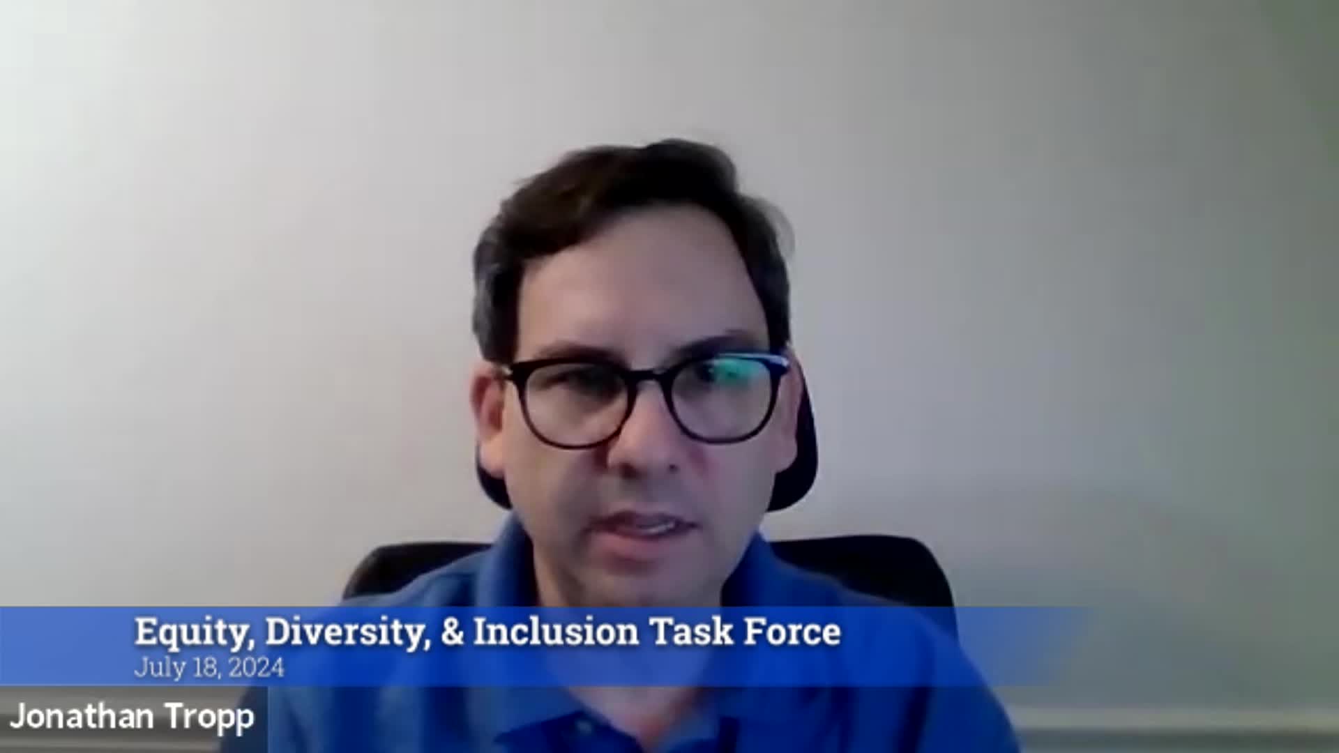 Thumbnail image for Equity Diversity & Inclusion Task Force 7/18/24 Meeting