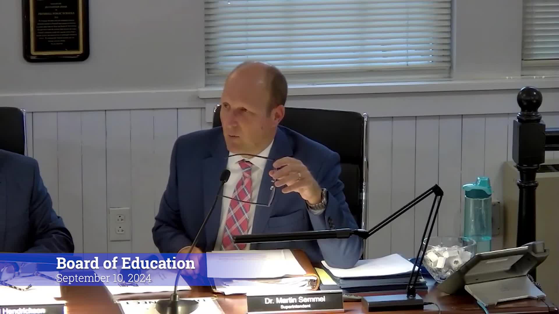 Thumbnail image for Board of Education 9/10/24 Meeting