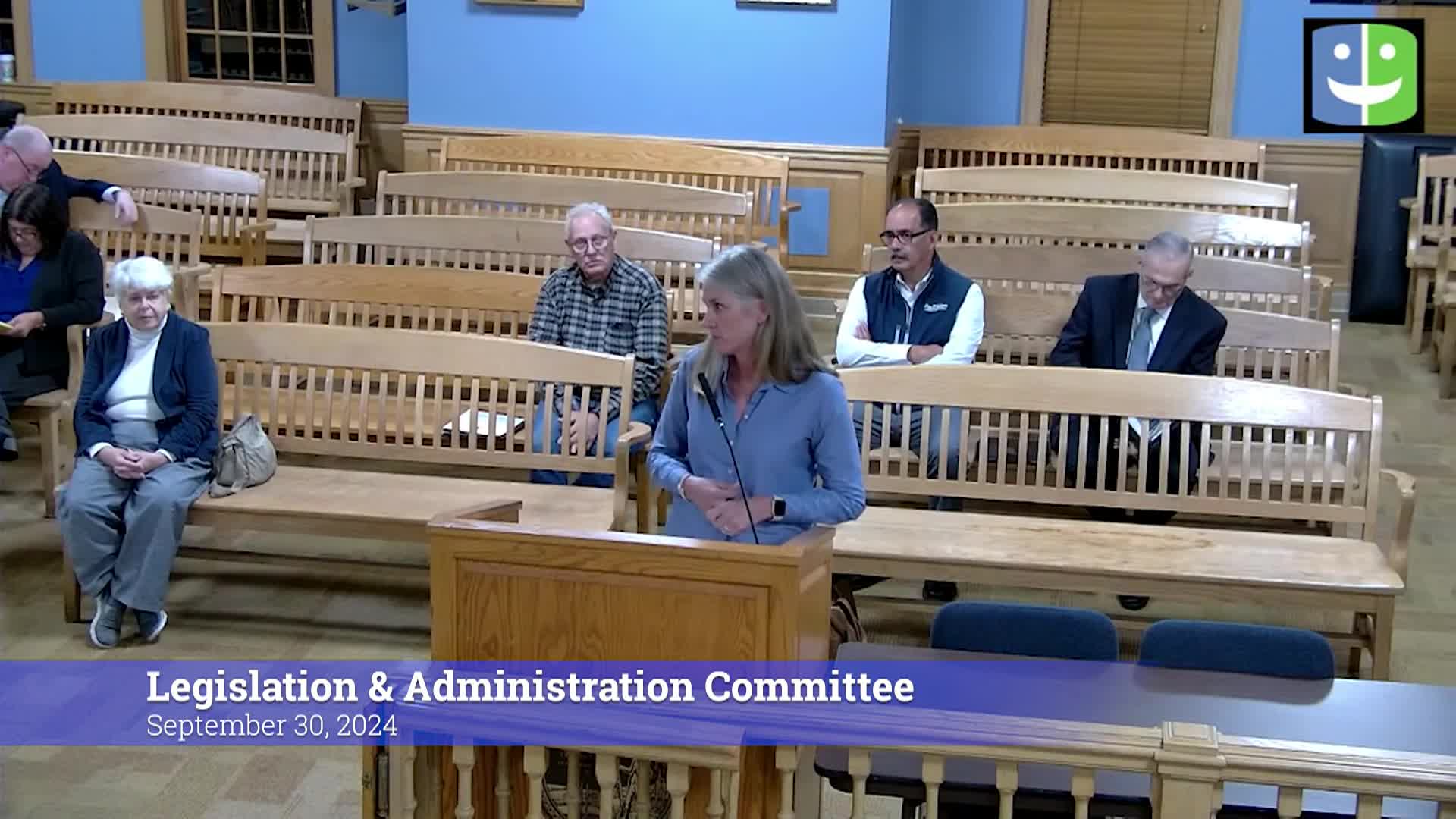 Thumbnail image for Legislation & Administration Committee 9/30/24 Meeting