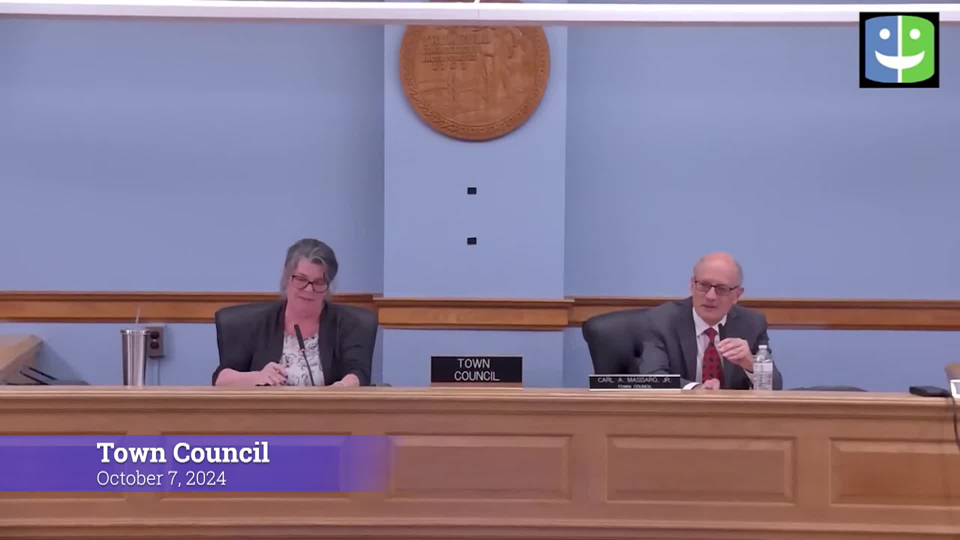 Thumbnail image for Town Council 10/7/24 Meeting