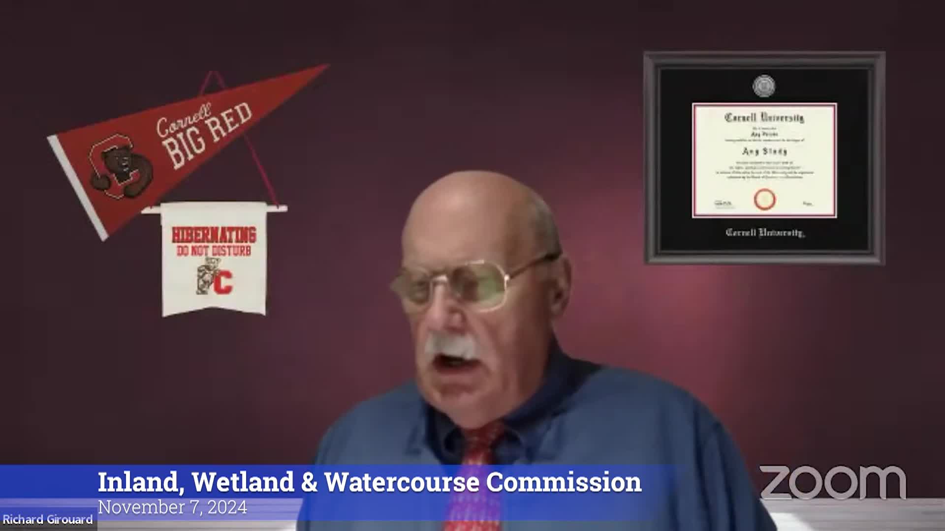 Thumbnail image for Inland Wetlands & Watercourse Commission 11/7/24 Meeting