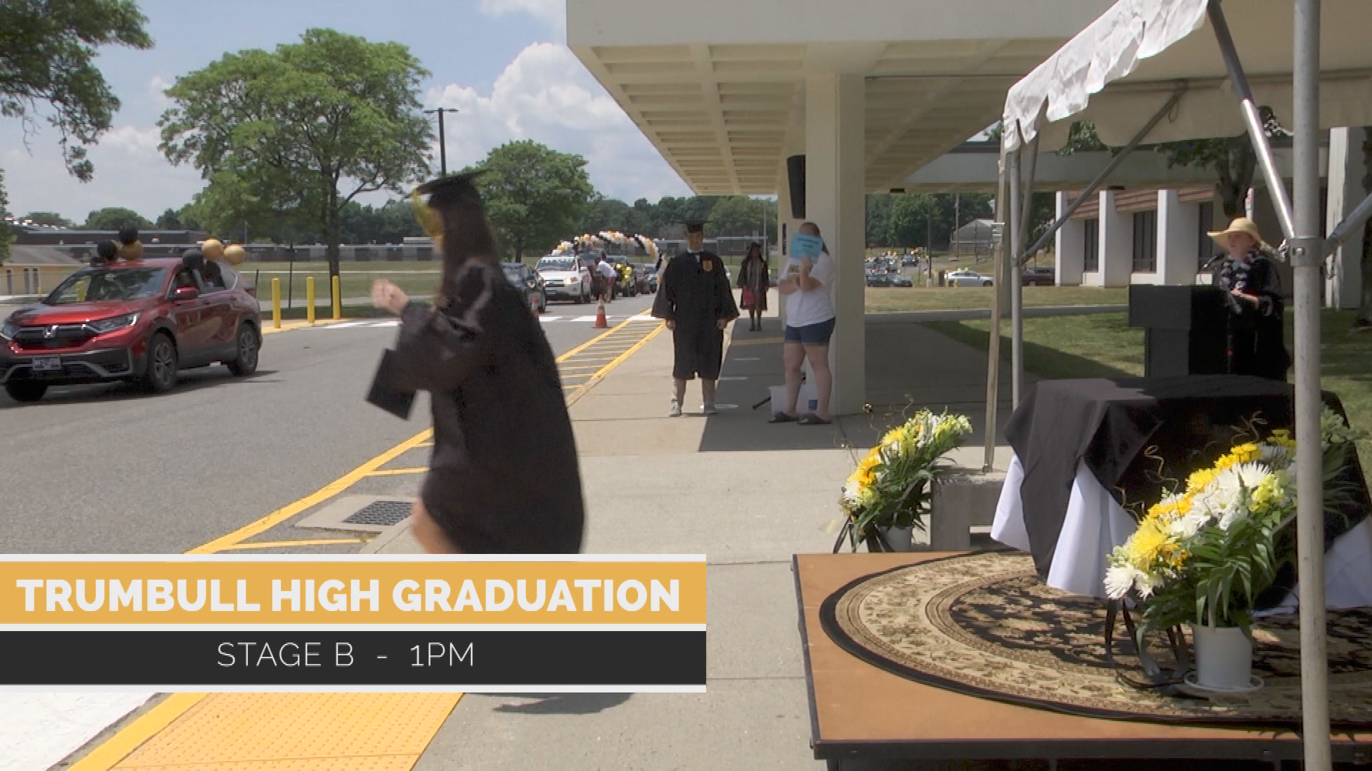 Thumbnail image for Trumbull High School Graduation Stage B 1pm