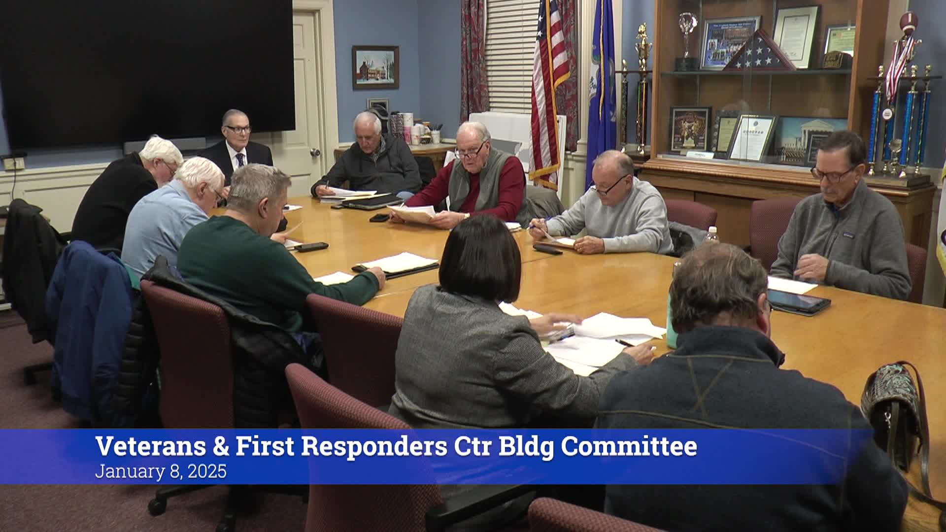Thumbnail image for Veterans & First Responders Center Building Committee 1/8/25 Meeting
