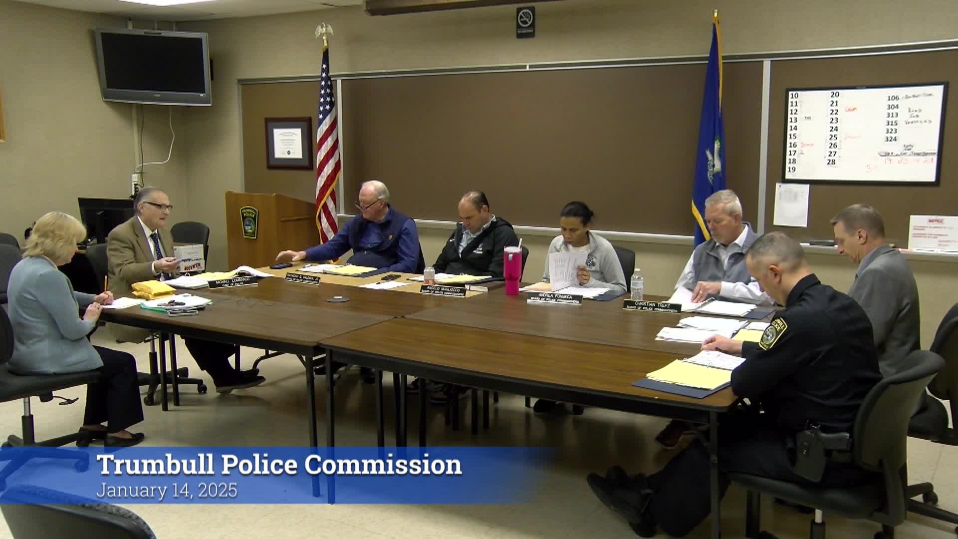 Thumbnail image for Police Commission 1/14/25 Meeting