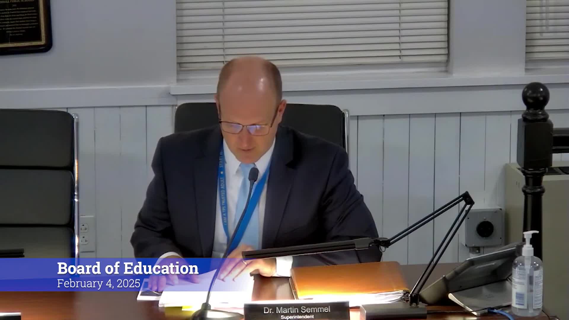 Thumbnail image for Board of Education 2/4/25 Meeting