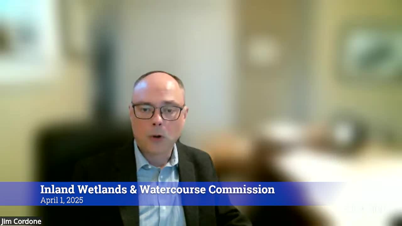 Thumbnail image for Inland Wetlands & Watercourse Commission 4/1/25 Meeting