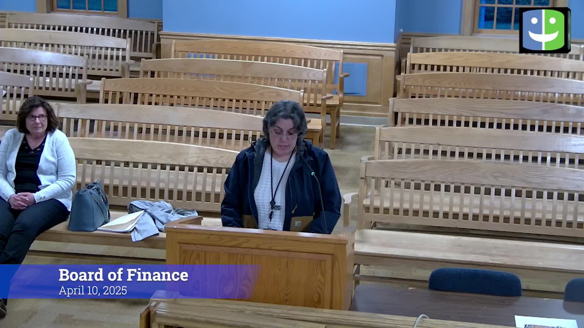Thumbnail image for Board of Finance 4/10/25 Meeting