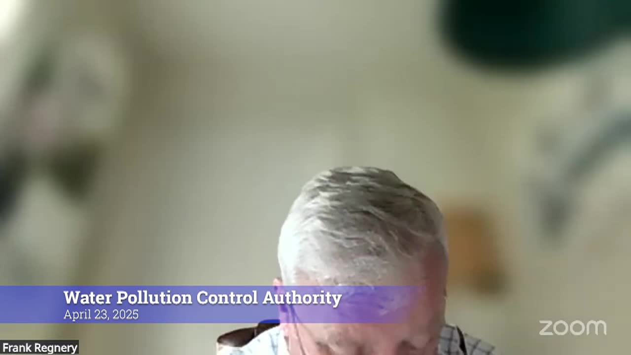 Thumbnail image for Water Pollution Control Authority 4/23/25 Meeting