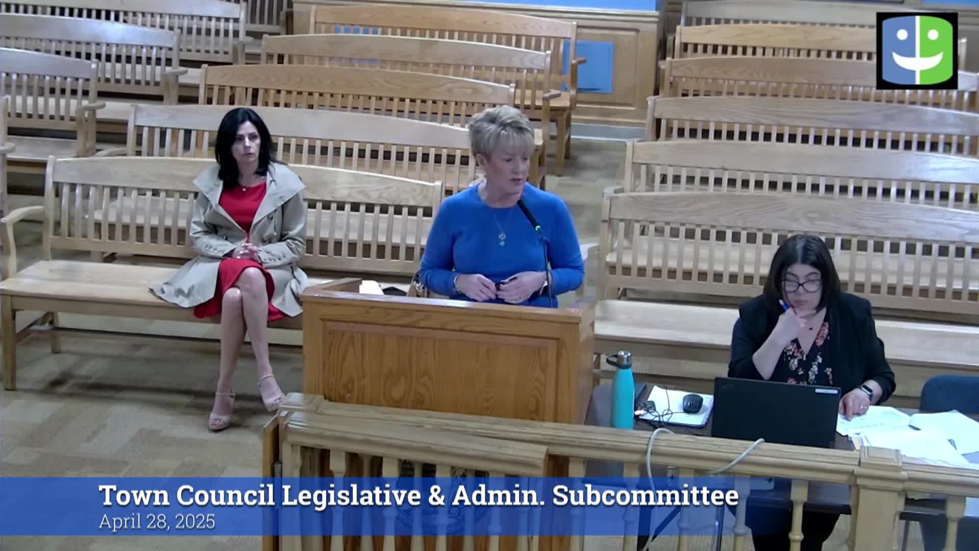 Thumbnail image for Town Council Legislation & Administration Committee 4/28/25 Meeting