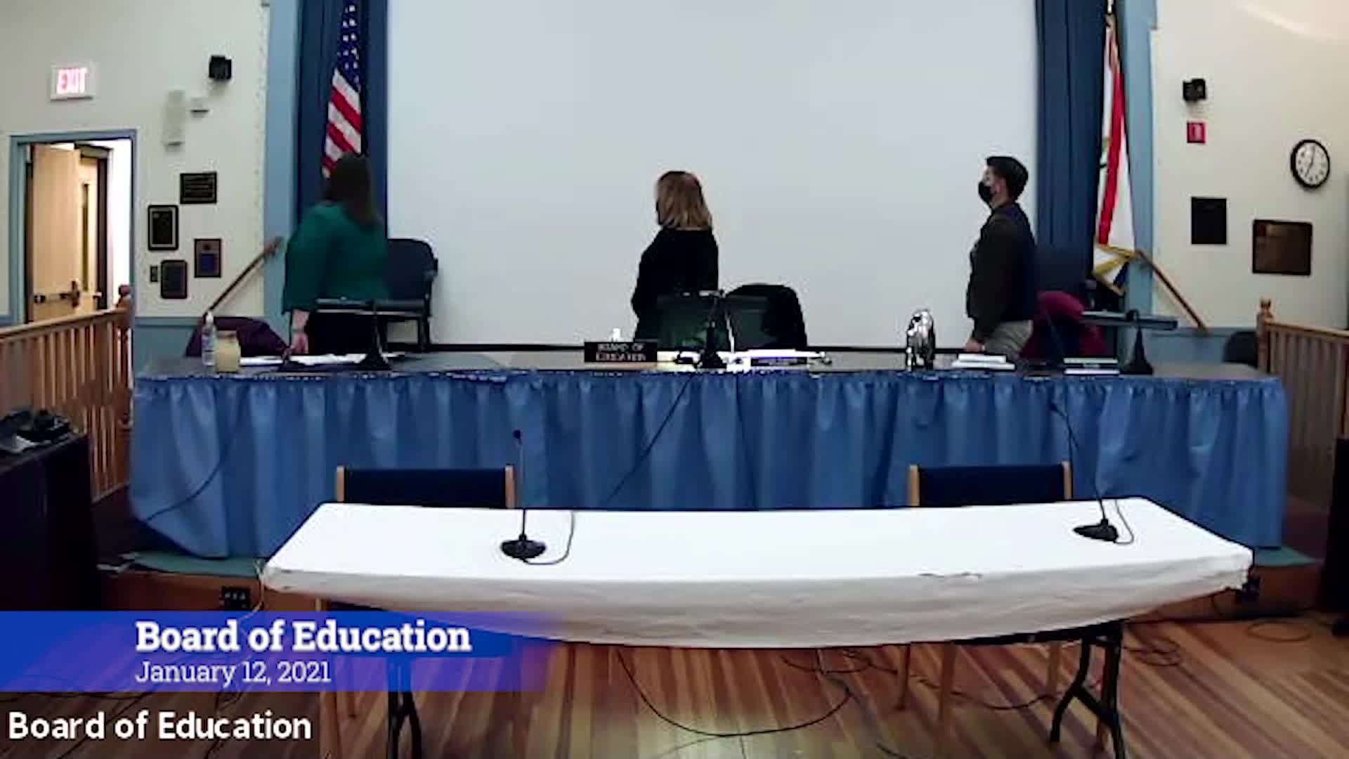 Thumbnail image for Board of Education 1/12/21 Meeting