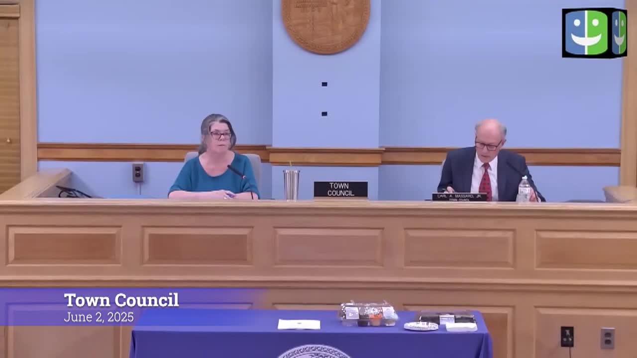 Thumbnail image for Town Council 6/2/25 Meeting