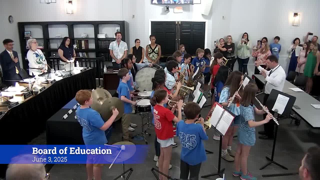 Thumbnail image for Board of Education 6/3/25 Meeting