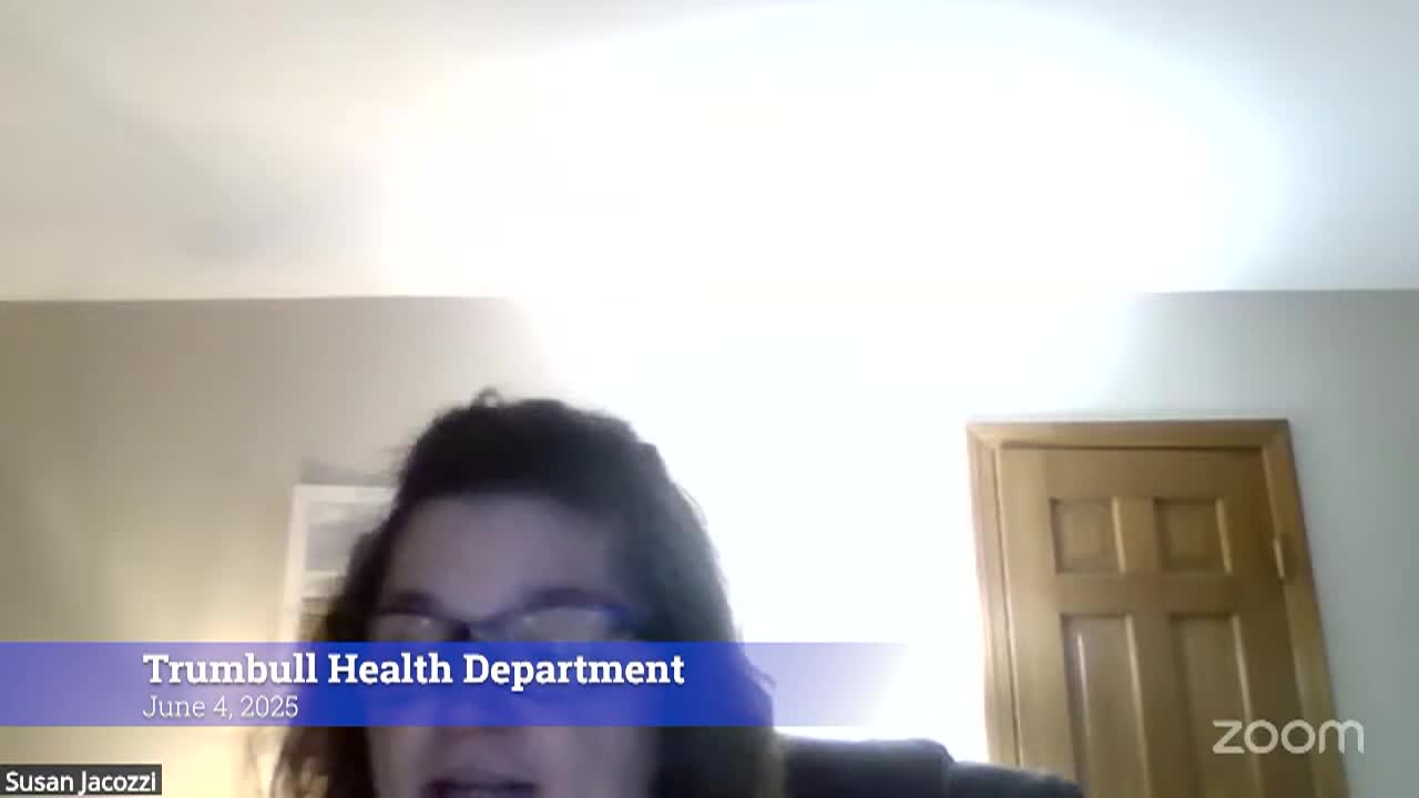 Thumbnail image for Trumbull Health Board 6/4/25 Meeting