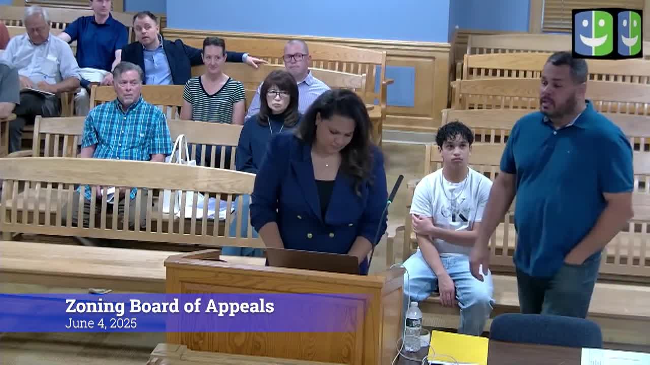 Thumbnail image for Zoning Board of Appeals 6/4/25 Meeting