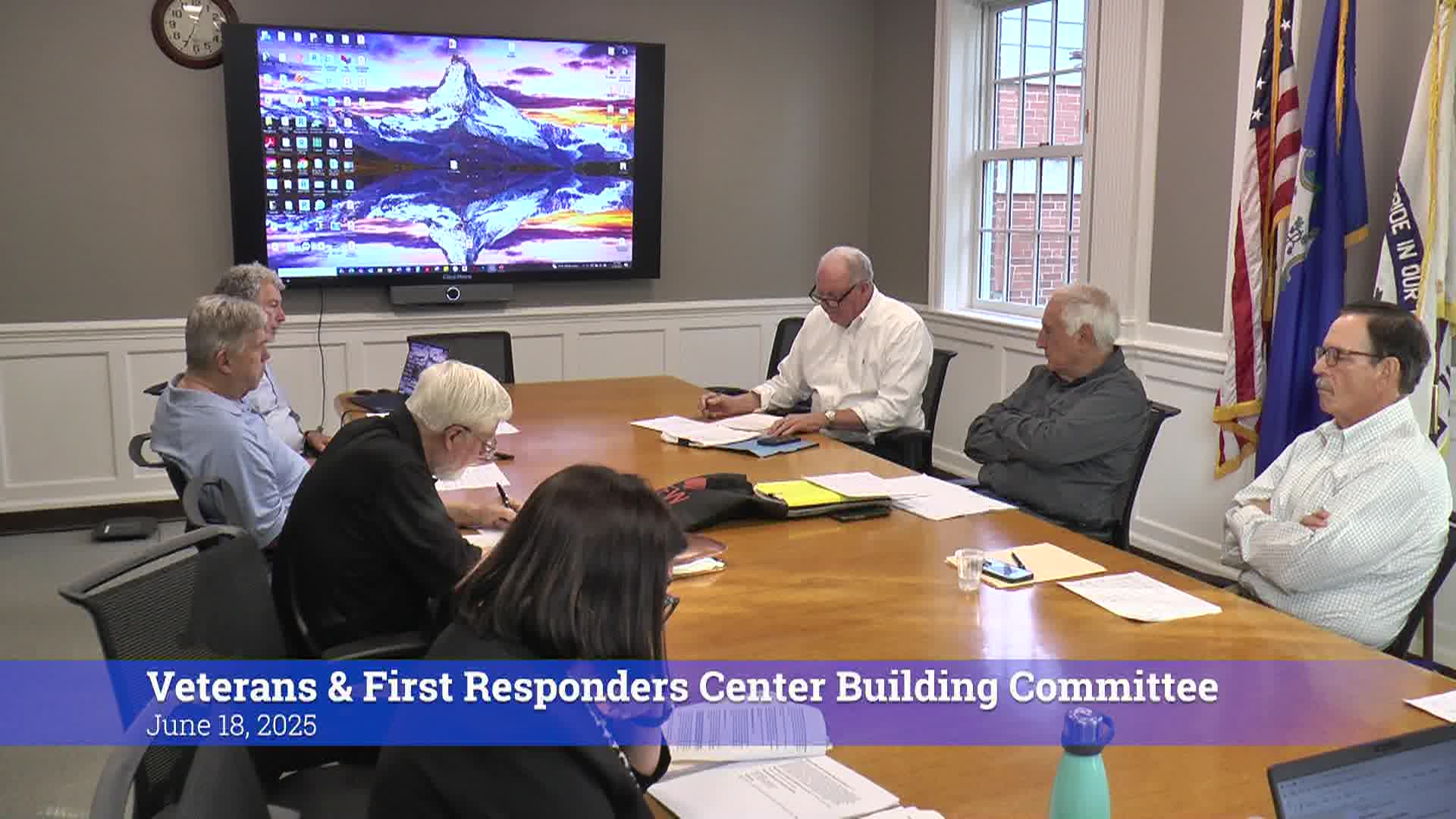 Thumbnail image for Veterans & First Responders Center Building Committee 6/18/25 Meeting