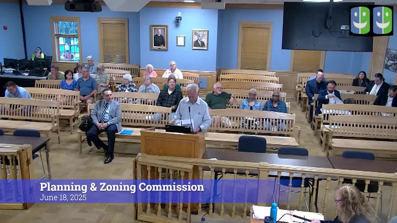Thumbnail image for Planning & Zoning Commission 6/18/25 Meeting
