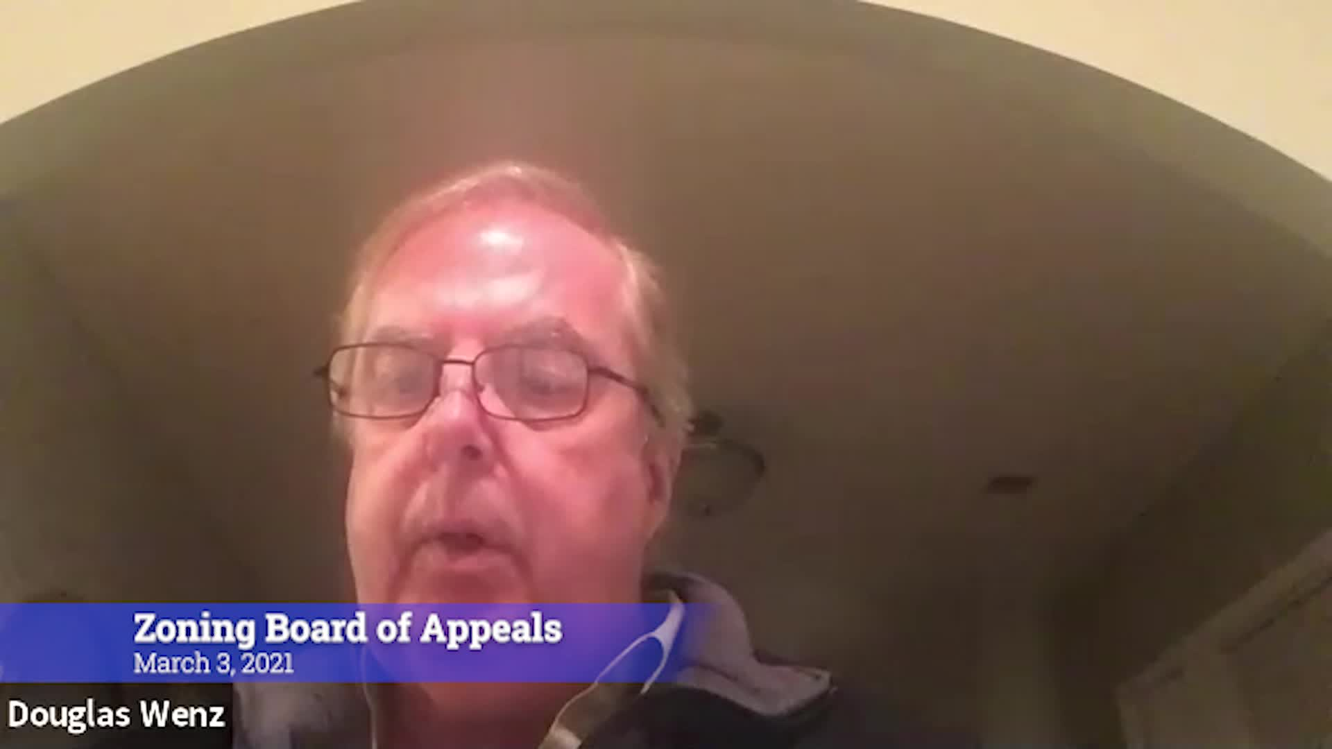 Thumbnail image for Zoning Board of Appeals 3/3/21 Meeting