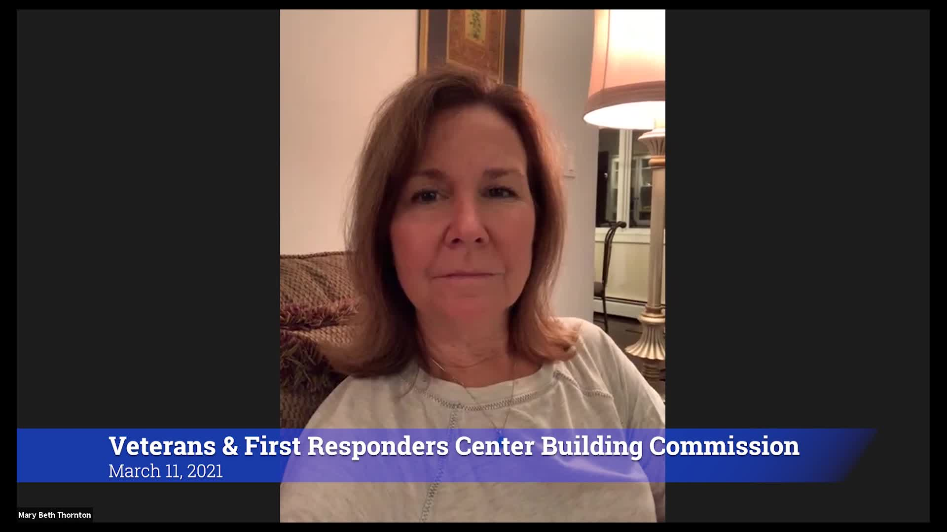 Thumbnail image for Veterans & First Responders Center Building Committee 3/11/21 Special Meeting VOD only