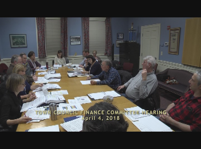 Thumbnail image for Town Council Finance Committee 4/4 Budget Public Hearing
