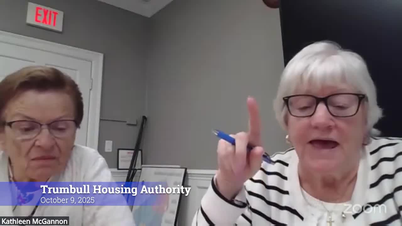 Thumbnail image for Trumbull Housing Authority 10/9/25 Special Meeting