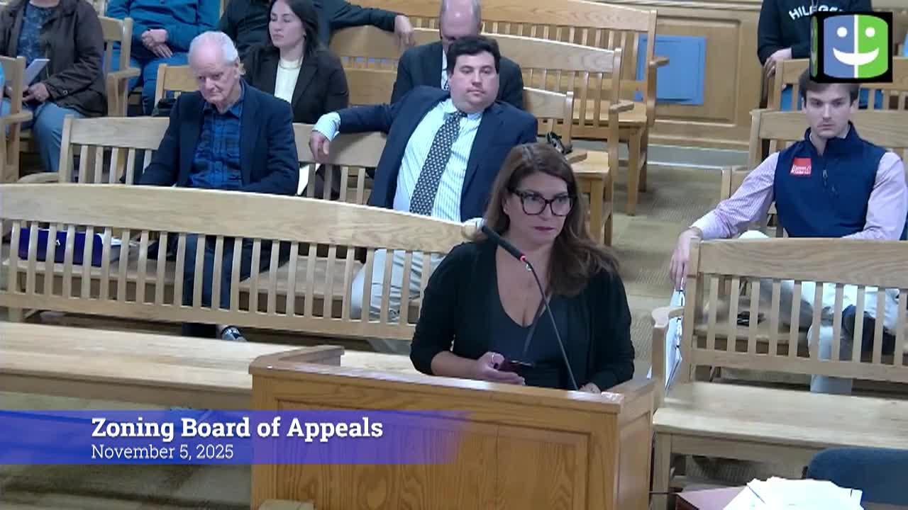 Thumbnail image for Zoning Board of Appeals 11/5/25 Meeting
