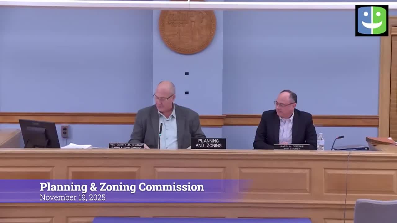 Thumbnail image for Planning & Zoning Commission 11/19/25 Meeting