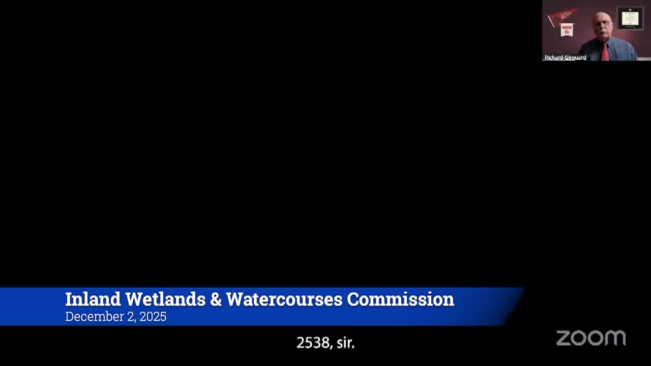 Thumbnail image for Inland Wetlands & Watercourses Commission 12/2/25 Meeting