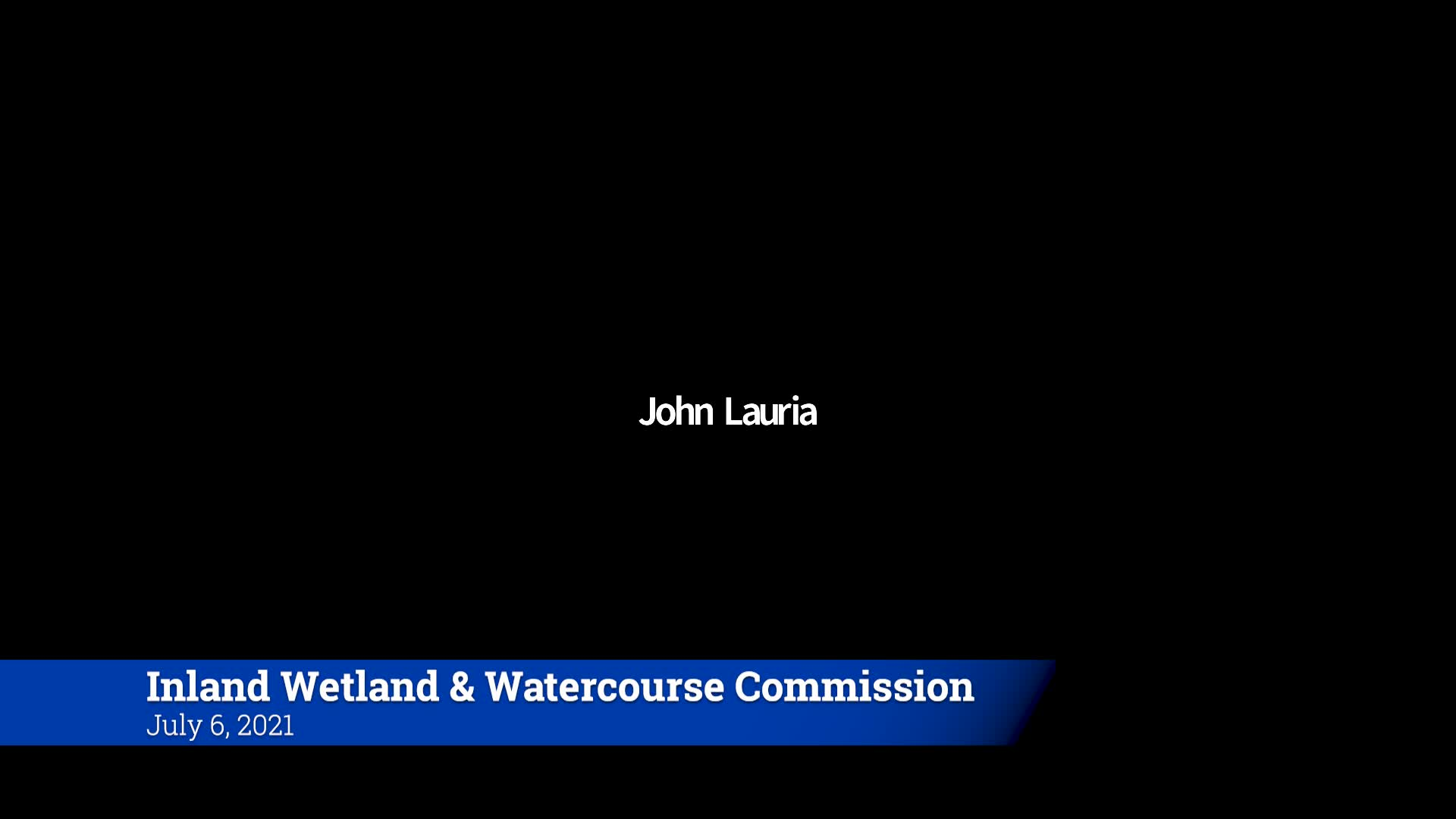 Thumbnail image for Inland Wetlands & Watercourse Commission 7/6/21 Meeting