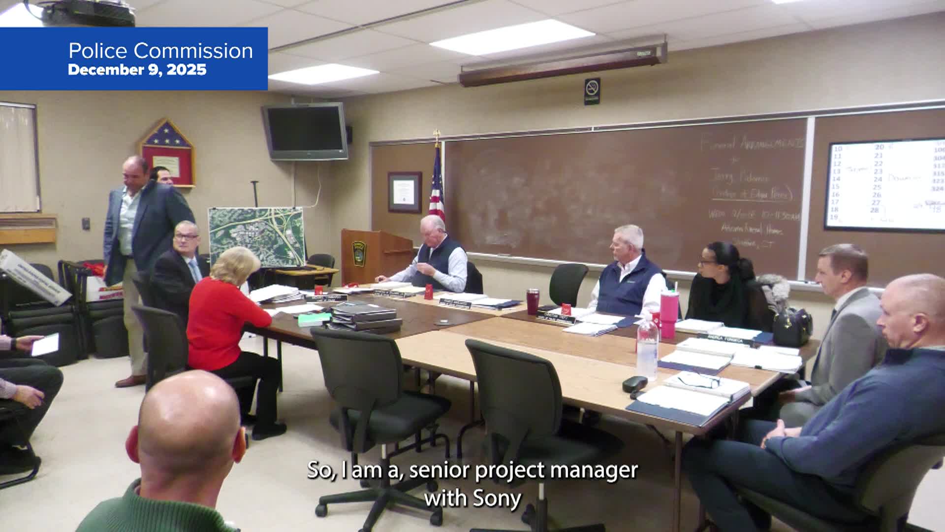 Thumbnail image for Police Commission 12/9/25 Meeting