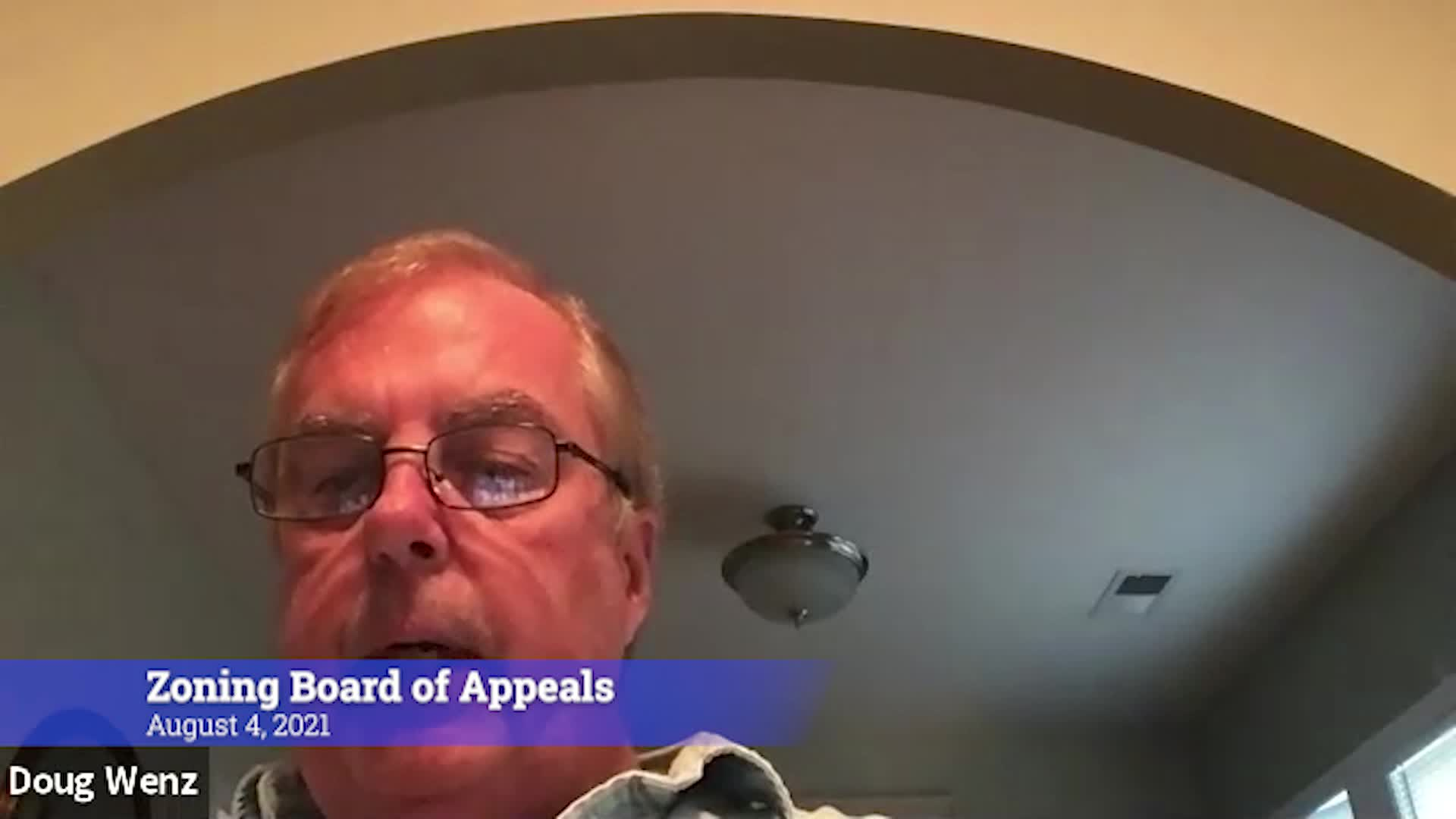 Thumbnail image for Zoning Board of Appeals 8/4/21 Meeting