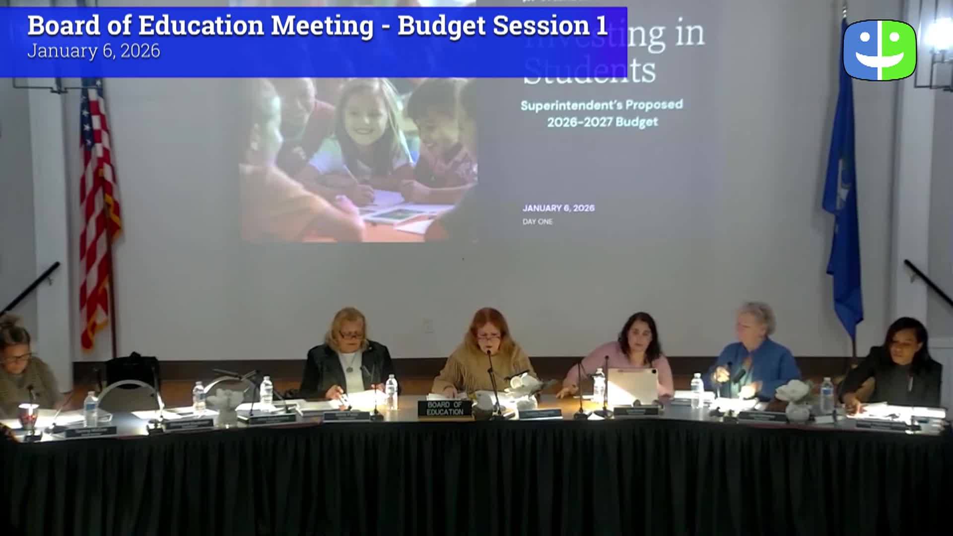 Thumbnail image for Board of Education 1/6/26 Budget Meeting