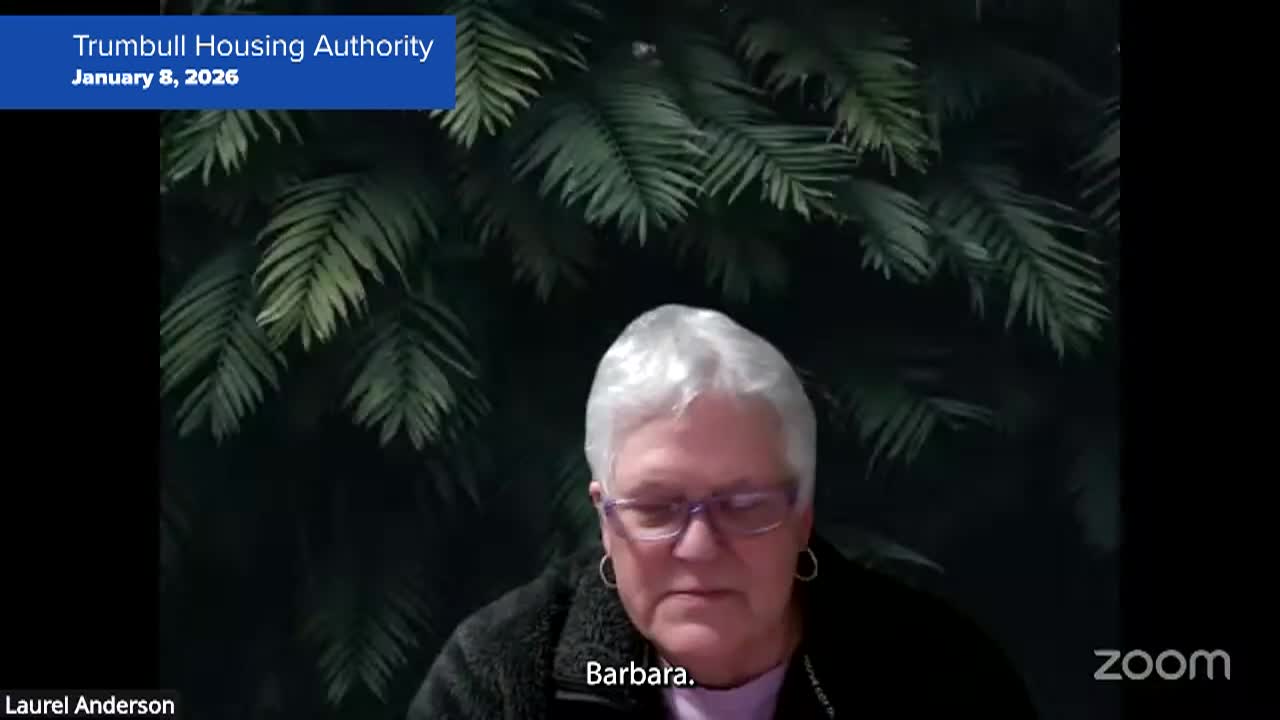 Thumbnail image for Trumbull Housing Authority 1/8/26 Special Meeting