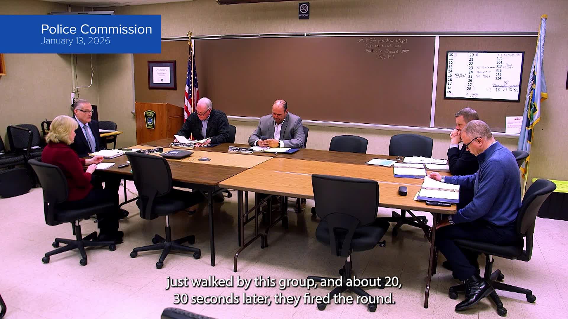 Thumbnail image for Police Commission 1/13/26 Meeting