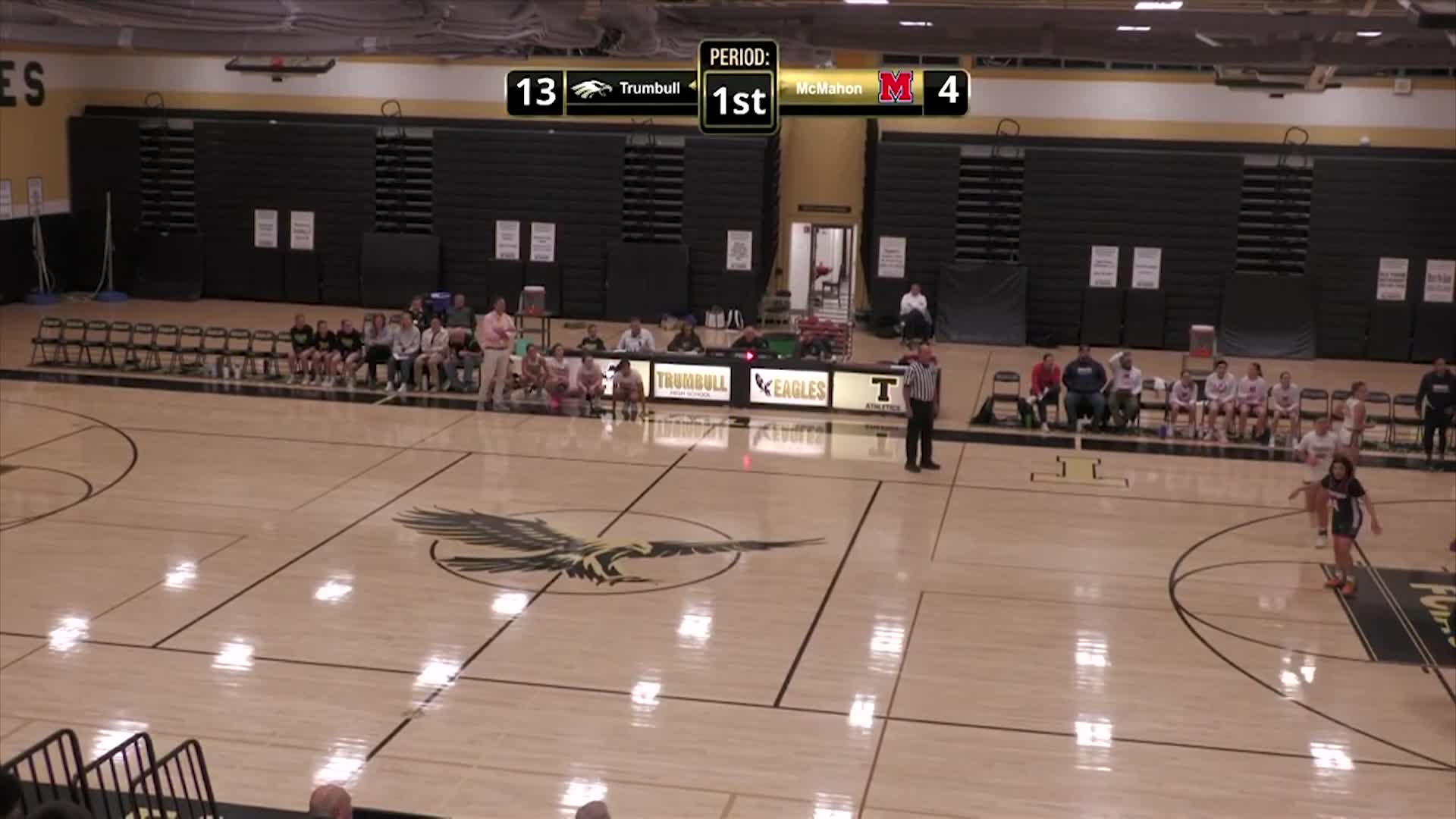 Thumbnail image for Varsity Girls Basketball: Trumbull vs. Brien McMahon