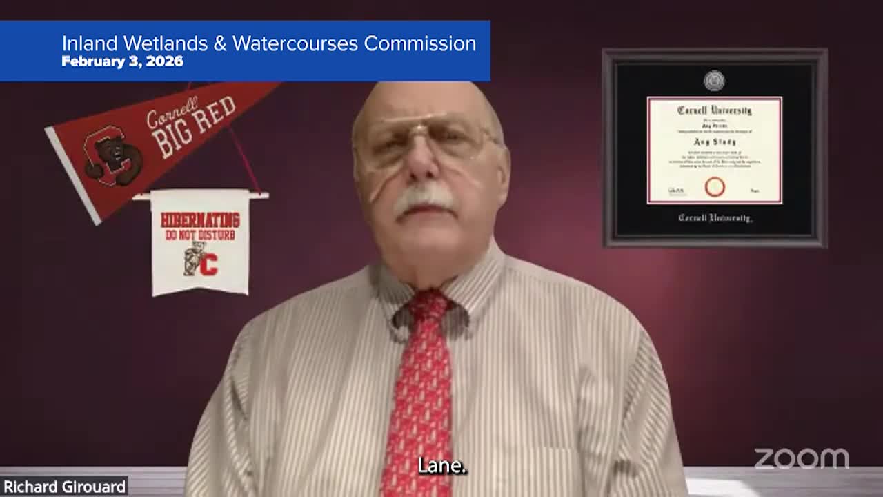 Thumbnail image for Inland Wetlands & Watercourses Commission 2/3/26 Meeting