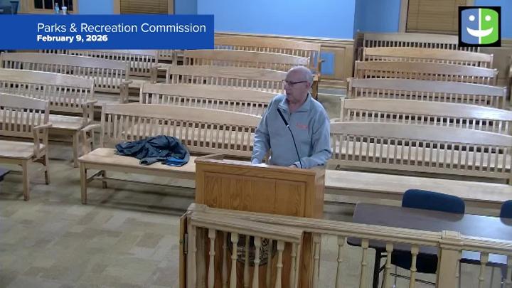 Thumbnail image for Parks & Recreation Commission 2/9/26 Meeting