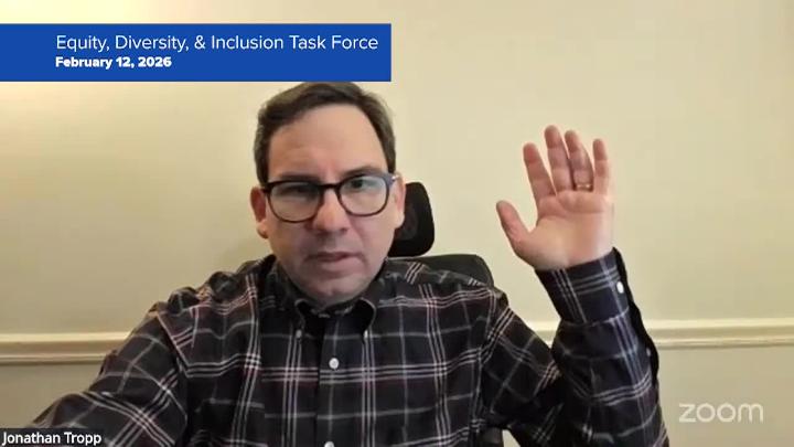 Thumbnail image for Equity, Diversity, & Inclusion Task Force 2/12/26 Meeting