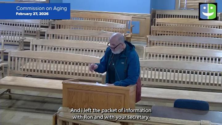 Thumbnail image for Commission on Aging 2/27/26 Meeting
