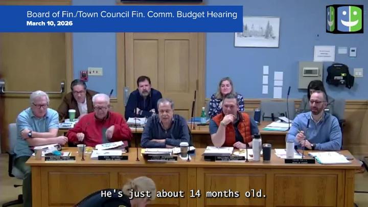 Thumbnail image for Board of Finance & Town Council Finance Committee 3/10/26 Budget Hearing: Town Departments