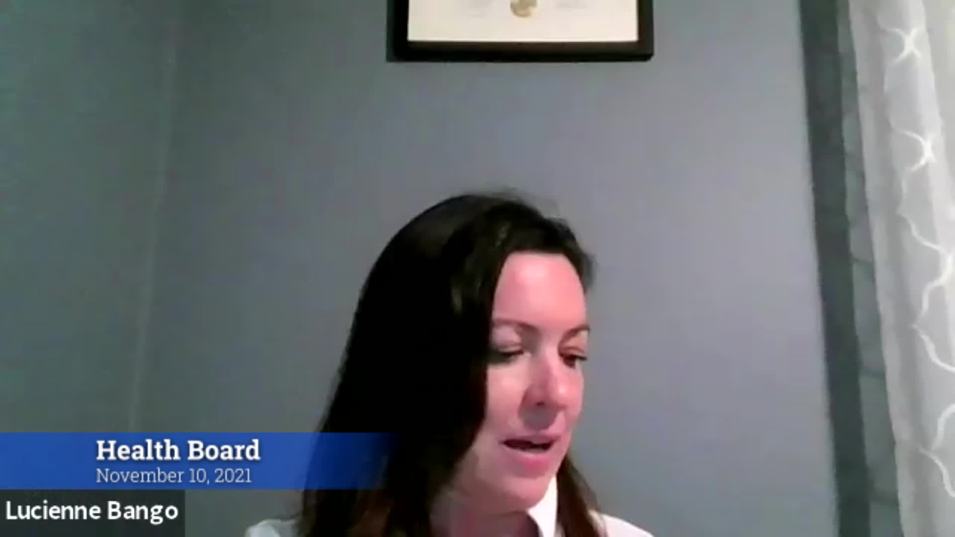 Thumbnail image for Health Board 11/10/21 Meeting