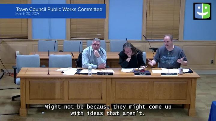 Thumbnail image for Town Council Public Works Committee 3/30/26 Meeting